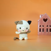 Knitty Critters - Adorables - Charlie The Cat | DIY Amigurumi Crochet Kit